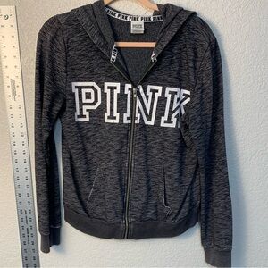 PINK Victoria's Secret Hoodie Jacket - Charcoal